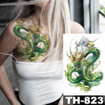 Green Chinese Dragon Tattoo