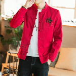 Red Chinese Bomber Jacket