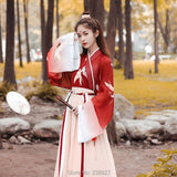 Red Hanfu Dress