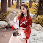 Red Hanfu Dress