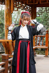 Red and Black Hanfu Dress