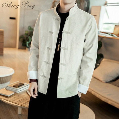 White Chinese Jacket