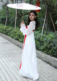 White Hanfu Dress