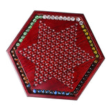 Wooden Chinese Checkers Game Board