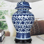 Blue And White Chinese Lamps