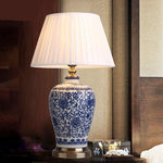 Blue And White Chinese Porcelain Table Lamps