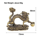 Bronze Chinese Dragon Statue