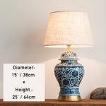 Chinese Ginger Jar Table Lamps