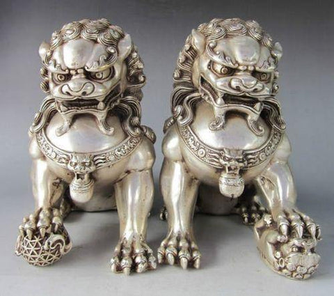 Chinese Lion Dragon Statue