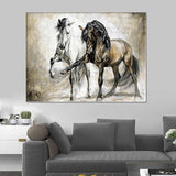 Chinese Painting Ancient Horse