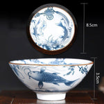 Chinese Pottery Blue And White Drink Ware