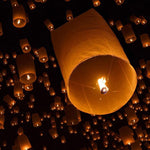 Chinese White Sky Lanterns