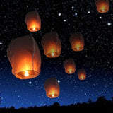 Chinese White Sky Lanterns