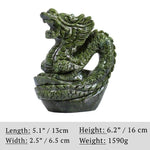 Green Chinese Dragon Statue