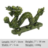 Green Chinese Dragon Statue