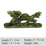 Green Chinese Dragon Statue