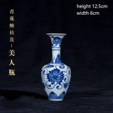 Small Chinese Blue And White Vases