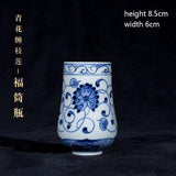 Small Chinese Blue And White Vases