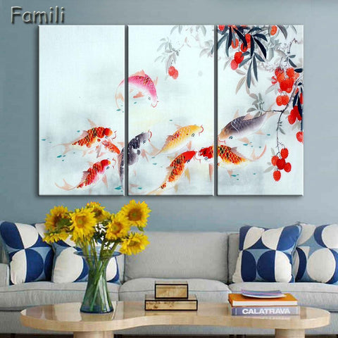 Traditional Chinese Fish Paintings